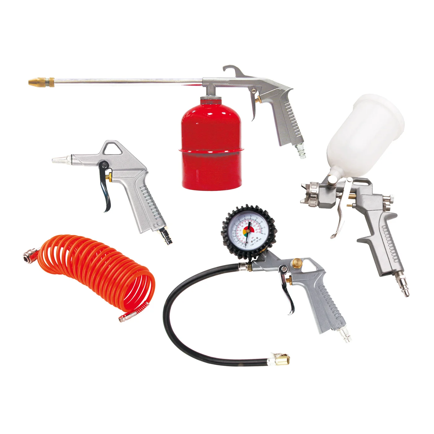 Compressed air tools and accessories