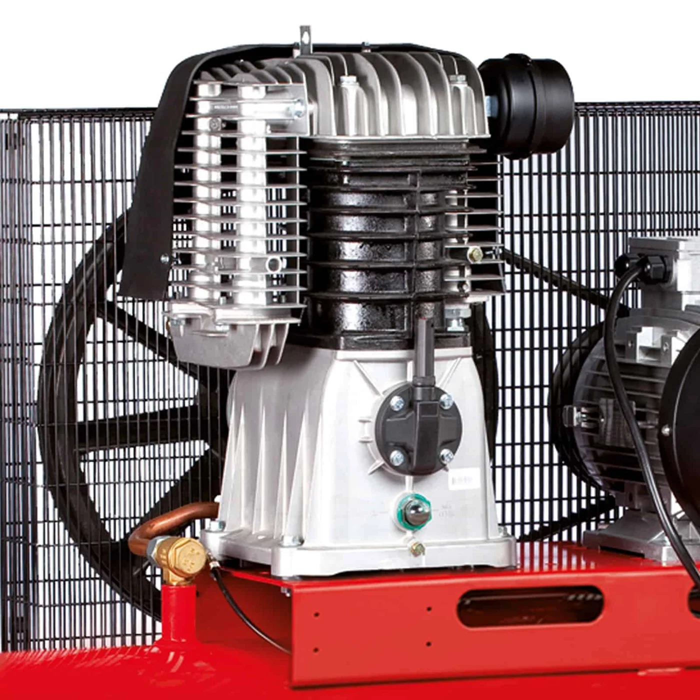 BK119-500F-5,5 SD Professional two-stage belt compressor, ideal for heavy and continuous use. dettaglio