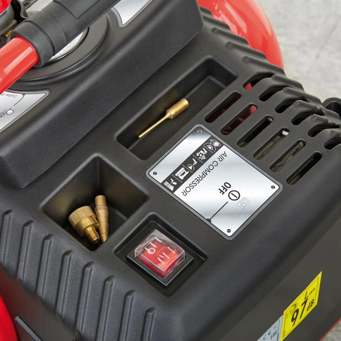 Energy 12 Oilless coaxial compressor, versatile and easy to use and transport. dettaglio