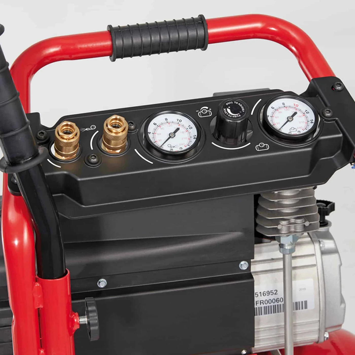 Big Pioneer MK312M Lubricated coaxial compressor, versatile and easy to use and transport. dettaglio