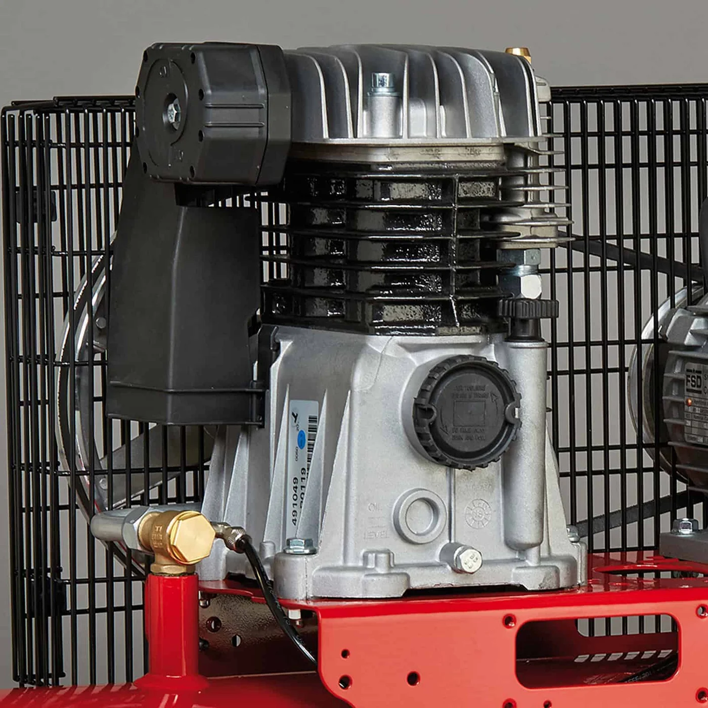 MK103-150-3 Professional single-stage belt driven compressor, suitable for craftsmen and small industries. dettaglio