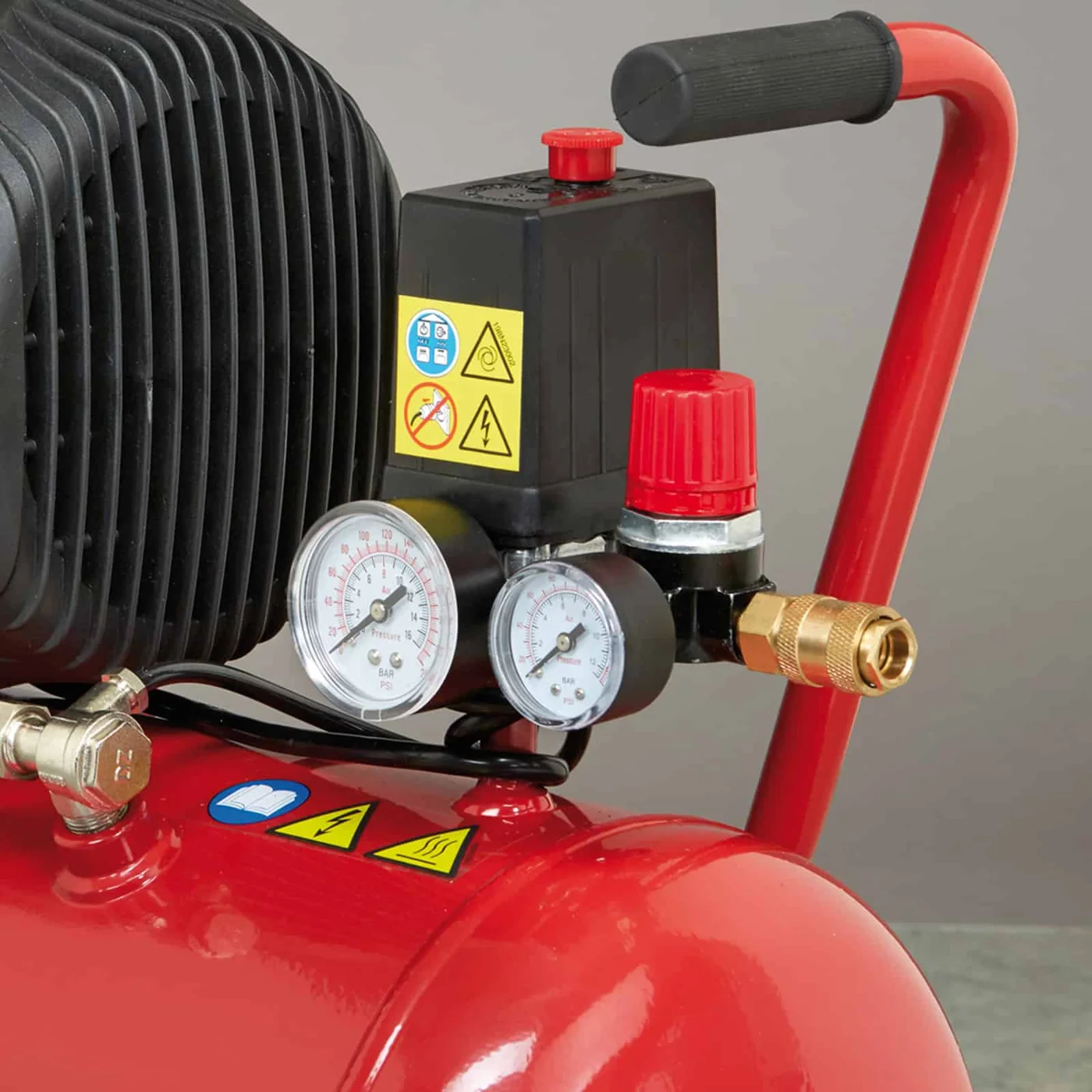 Ciao 25/1850 Oilless coaxial compressor, versatile and easy to use and transport. dettaglio