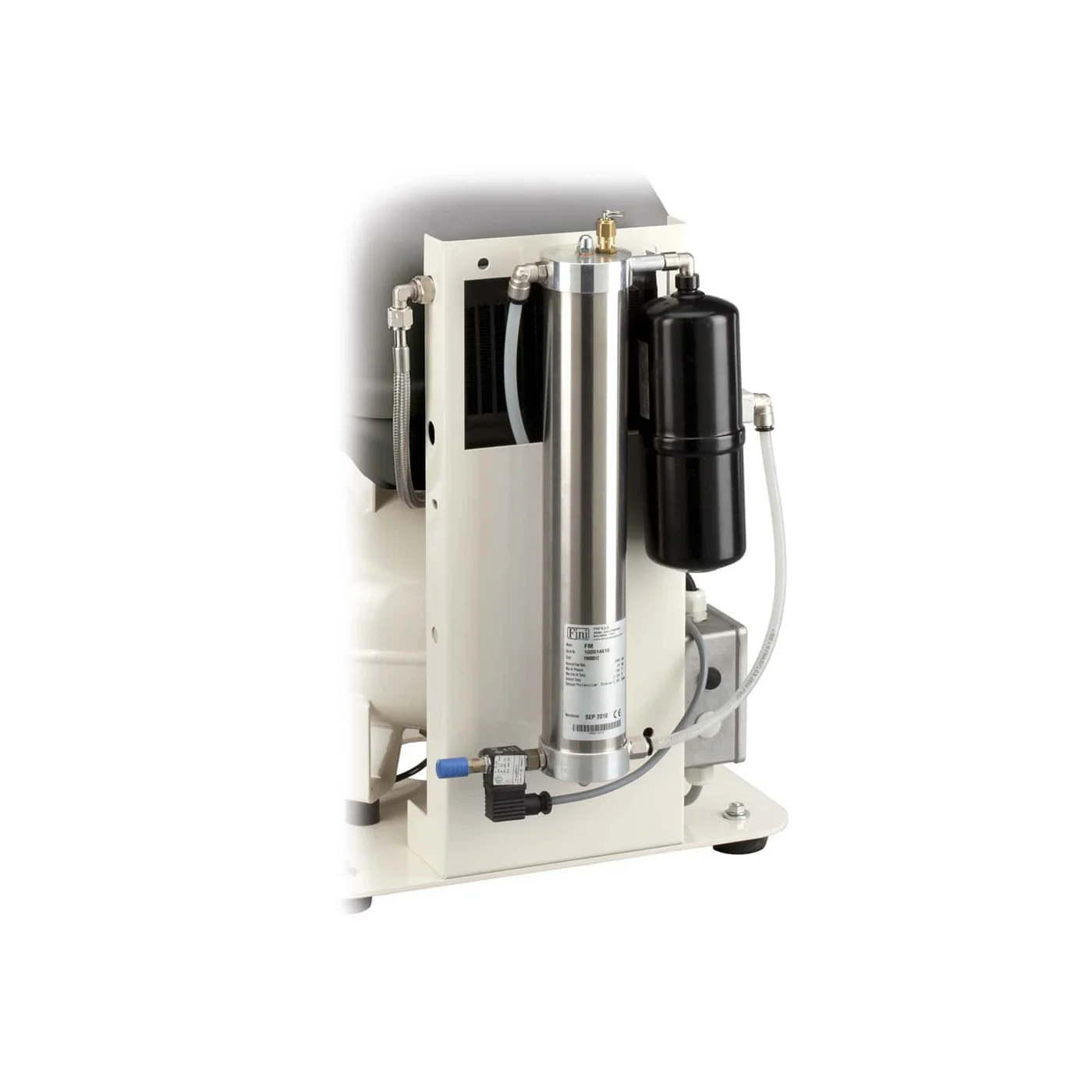 Dr.Sonic 160-24V-FM-1,5M MedicAir oilless compressor, designed for dentists and laboratories. dettaglio