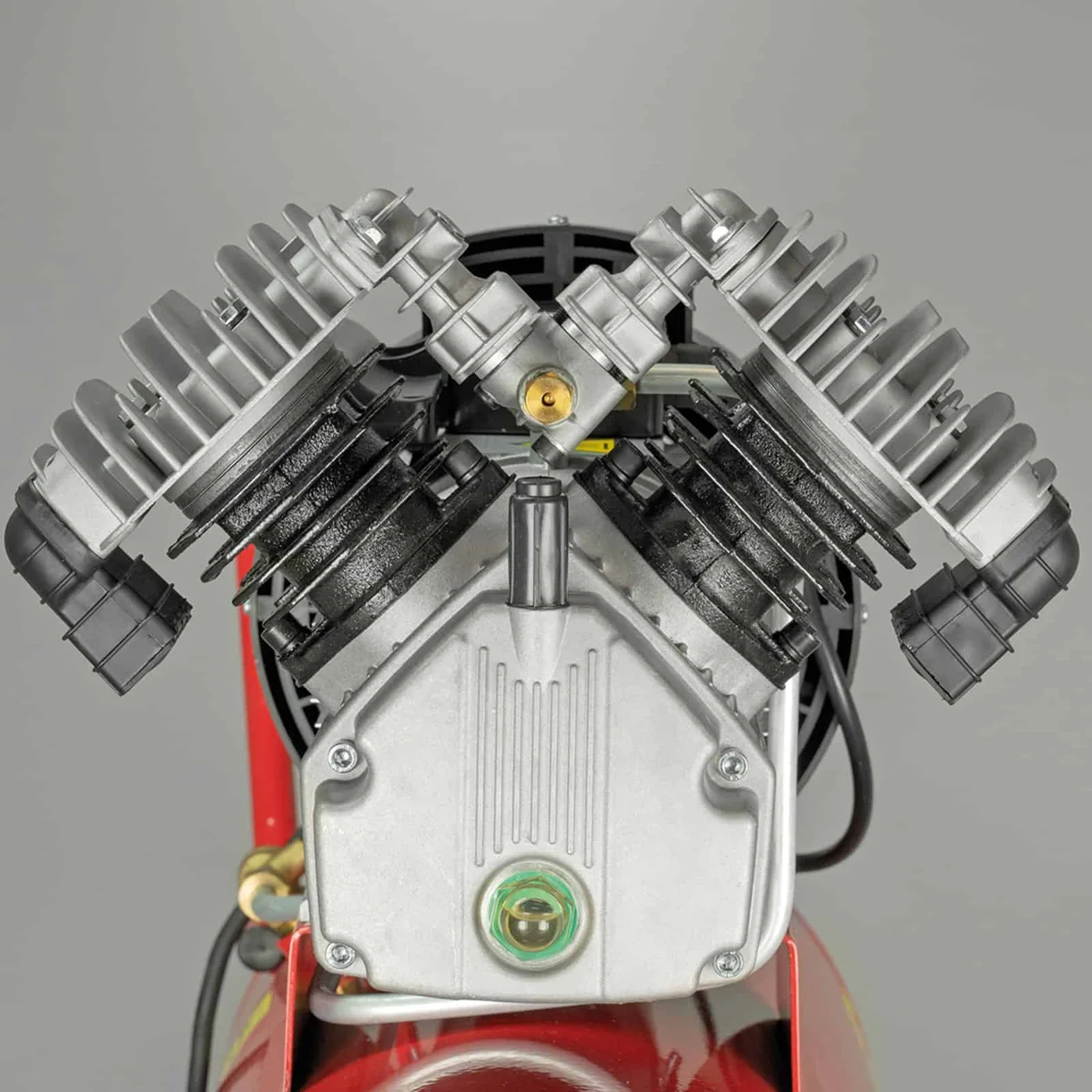 SuperTiger 4020M Lubricated coaxial compressor with high-efficiency 'V' pumping unit. dettaglio